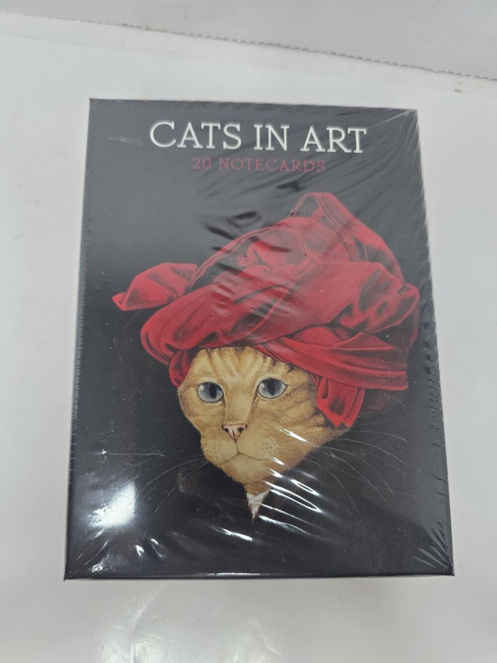 Cats in Art: Box of 20 individual notecards (with envelopes)